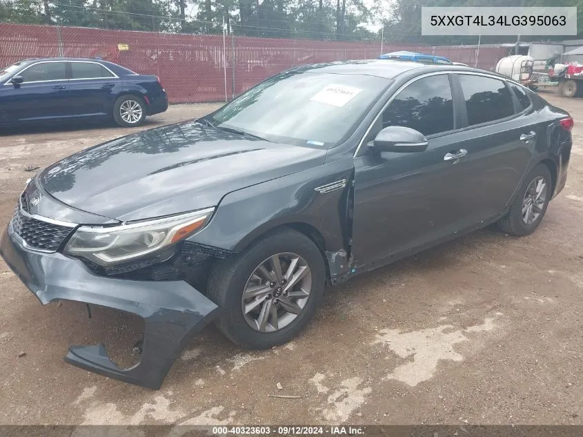 5XXGT4L34LG395063 2020 Kia Optima Lx