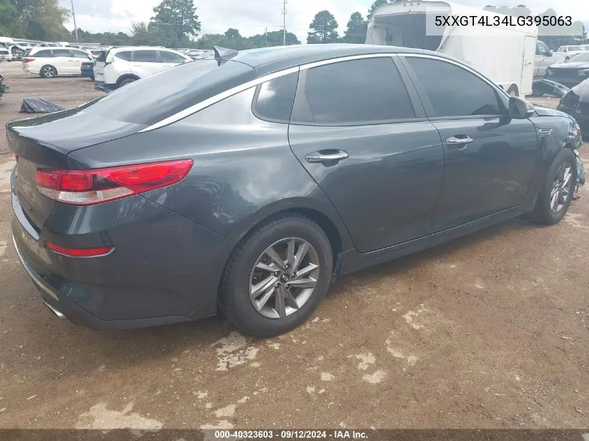 5XXGT4L34LG395063 2020 Kia Optima Lx