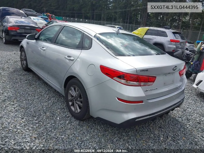 2020 Kia Optima Lx VIN: 5XXGT4L31LG444395 Lot: 40326936