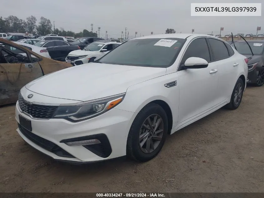 5XXGT4L39LG397939 2020 Kia Optima Lx