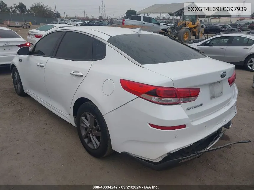 2020 Kia Optima Lx VIN: 5XXGT4L39LG397939 Lot: 40334247