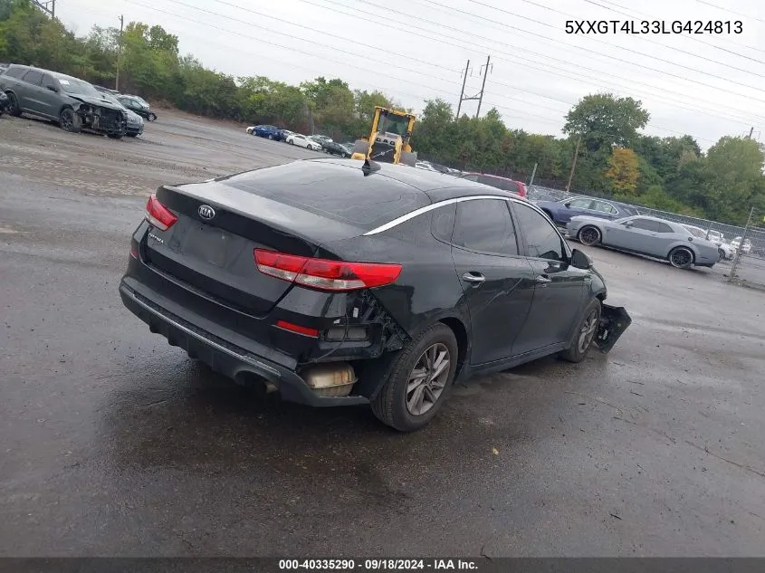 2020 Kia Optima Lx VIN: 5XXGT4L33LG424813 Lot: 40335290