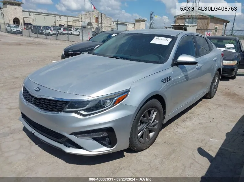 5XXGT4L30LG408763 2020 Kia Optima Lx