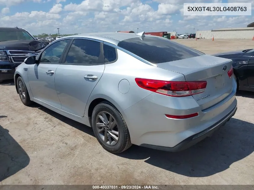 5XXGT4L30LG408763 2020 Kia Optima Lx