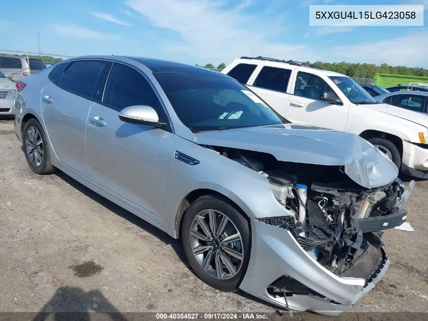 2020 Kia Optima Ex Premium VIN: 5XXGU4L15LG423058 Lot: 40354527