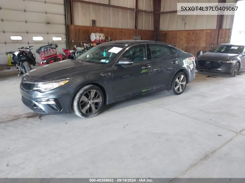 2020 Kia Optima S VIN: 5XXGT4L37LG409067 Lot: 40359652