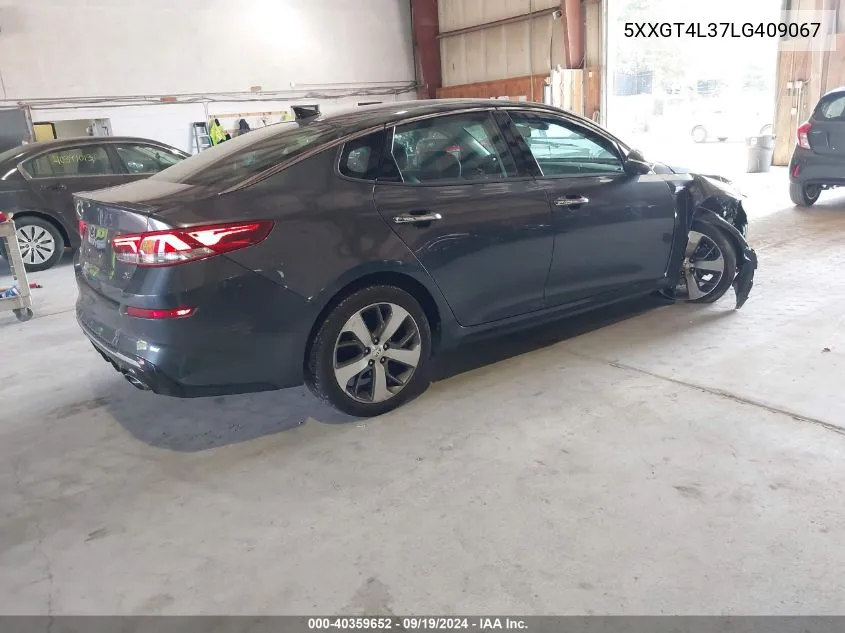 5XXGT4L37LG409067 2020 Kia Optima S