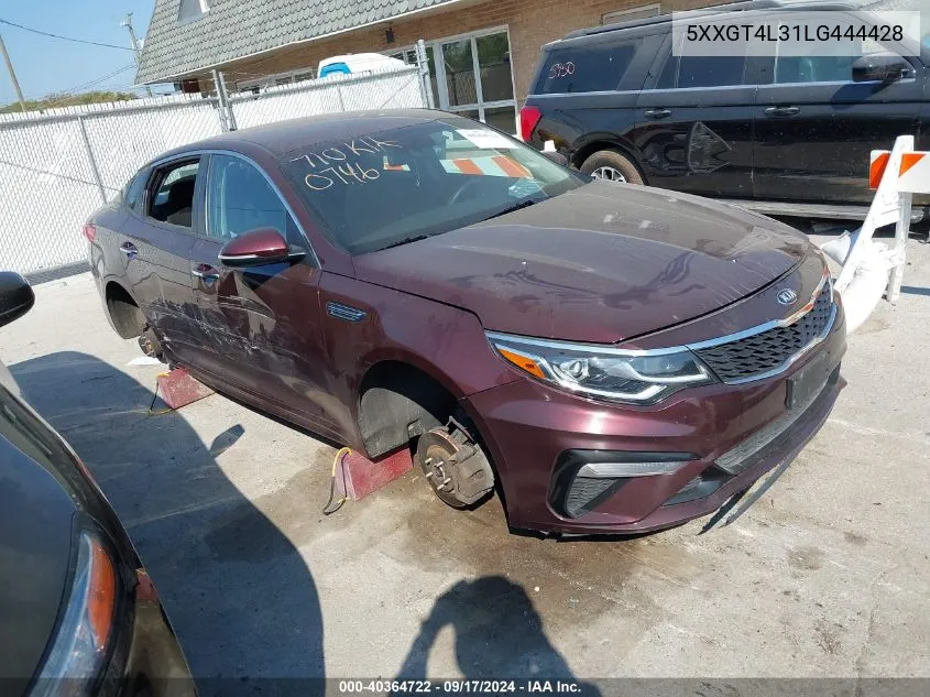 5XXGT4L31LG444428 2020 Kia Optima Lx