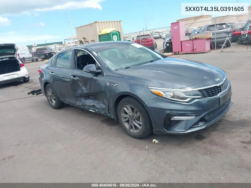 2020 Kia Optima Lx VIN: 5XXGT4L35LG391605 Lot: 40404516