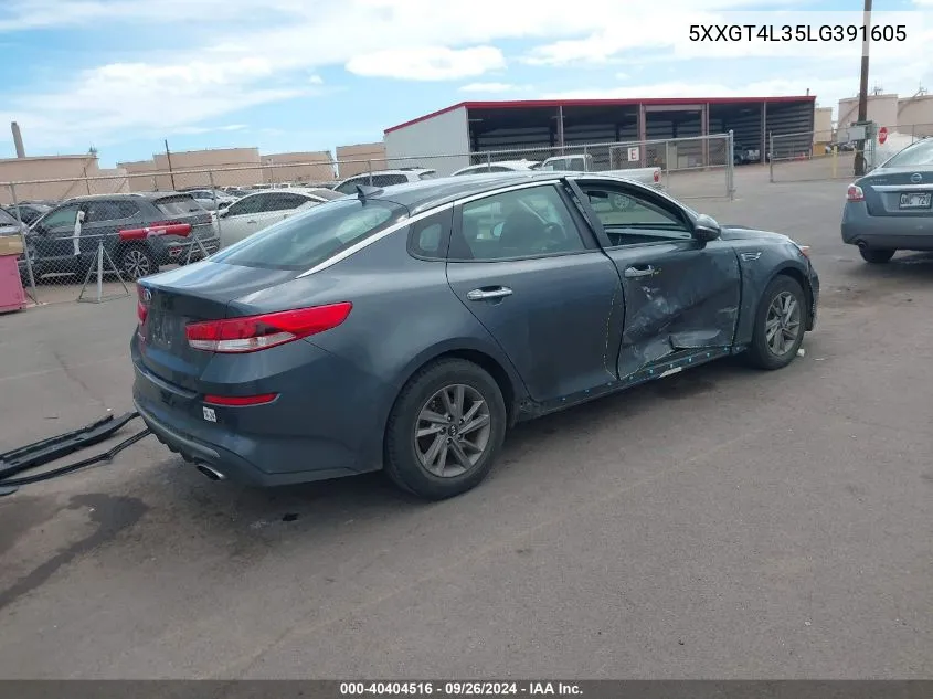 5XXGT4L35LG391605 2020 Kia Optima Lx