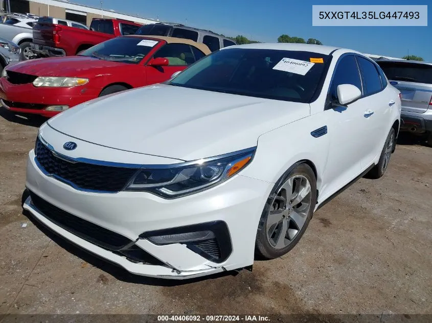 5XXGT4L35LG447493 2020 Kia Optima S