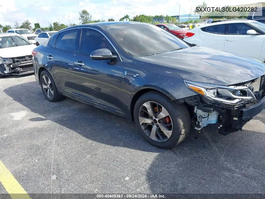 2020 Kia Optima S VIN: 5XXGT4L30LG420282 Lot: 40409361