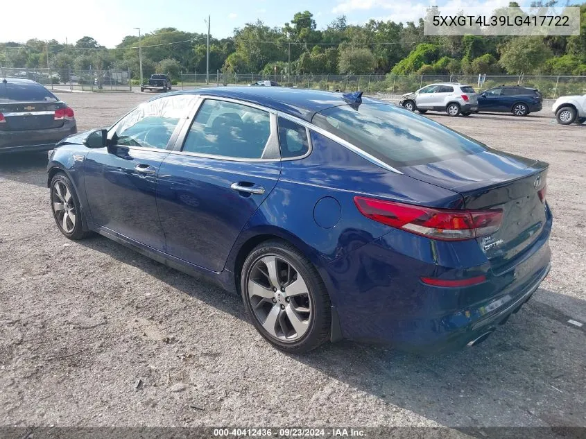 5XXGT4L39LG417722 2020 Kia Optima S