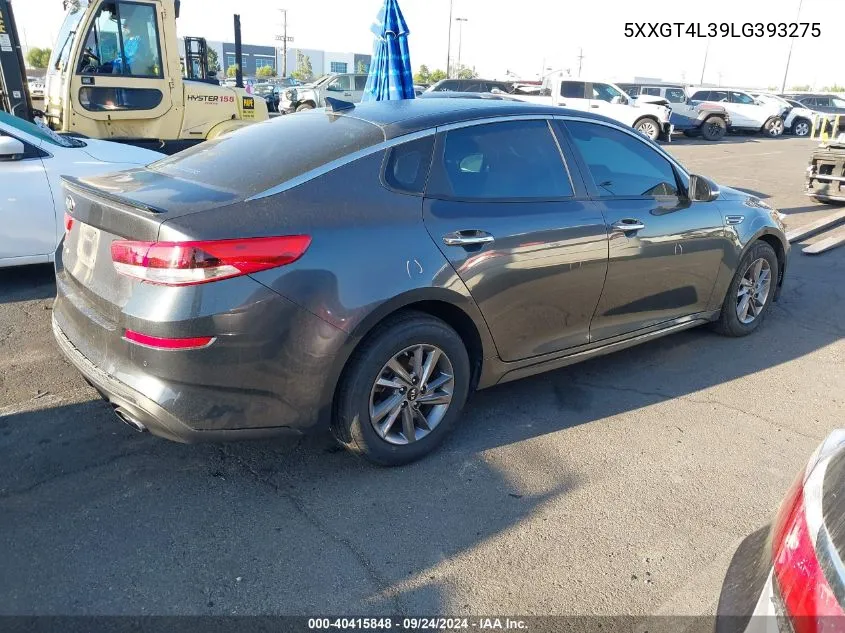 5XXGT4L39LG393275 2020 Kia Optima Lx/S/Se