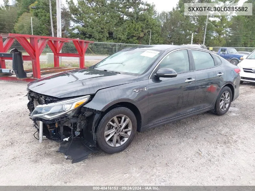 5XXGT4L30LG385582 2020 Kia Optima Lx