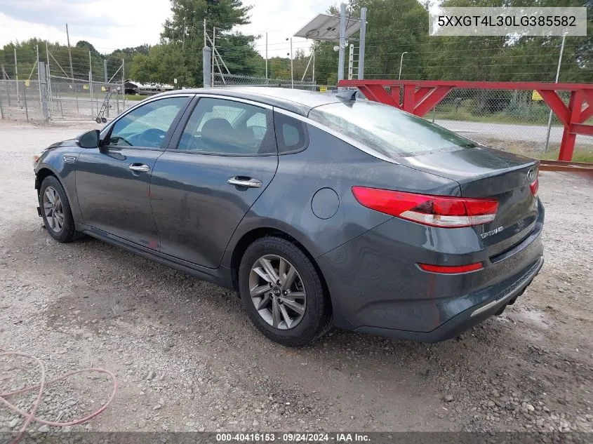 2020 Kia Optima Lx VIN: 5XXGT4L30LG385582 Lot: 40416153