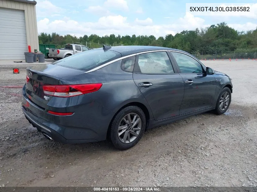 2020 Kia Optima Lx VIN: 5XXGT4L30LG385582 Lot: 40416153