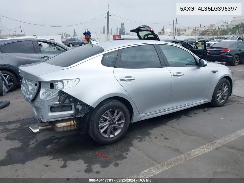 2020 Kia Optima Lx VIN: 5XXGT4L35LG396397 Lot: 40417701