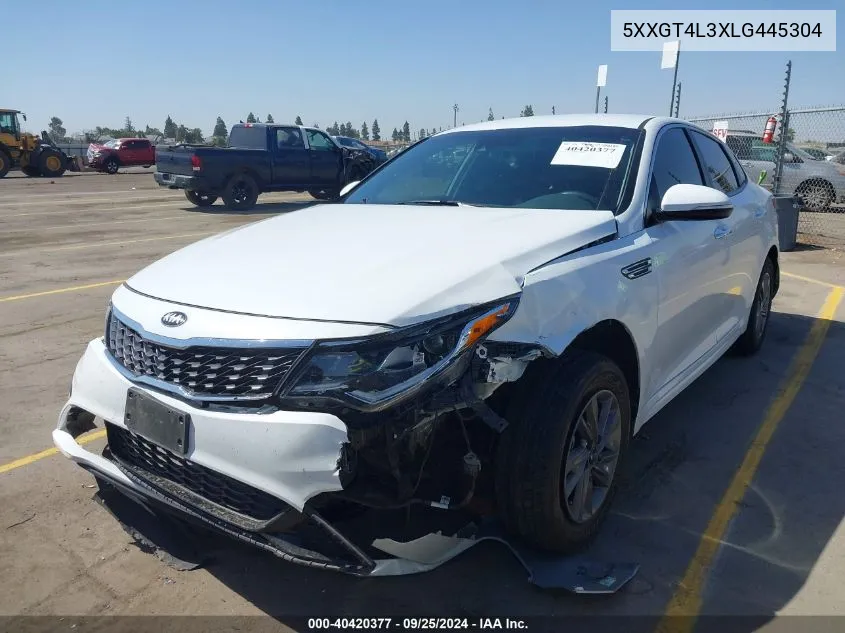 2020 Kia Optima Lx VIN: 5XXGT4L3XLG445304 Lot: 40420377