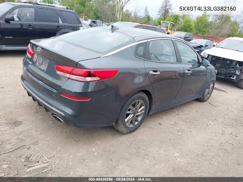 5XXGT4L33LG382160 2020 Kia Optima Lx