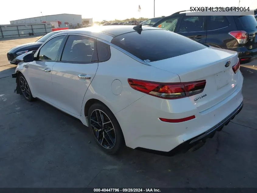 5XXGT4L33LG449064 2020 Kia Optima Se