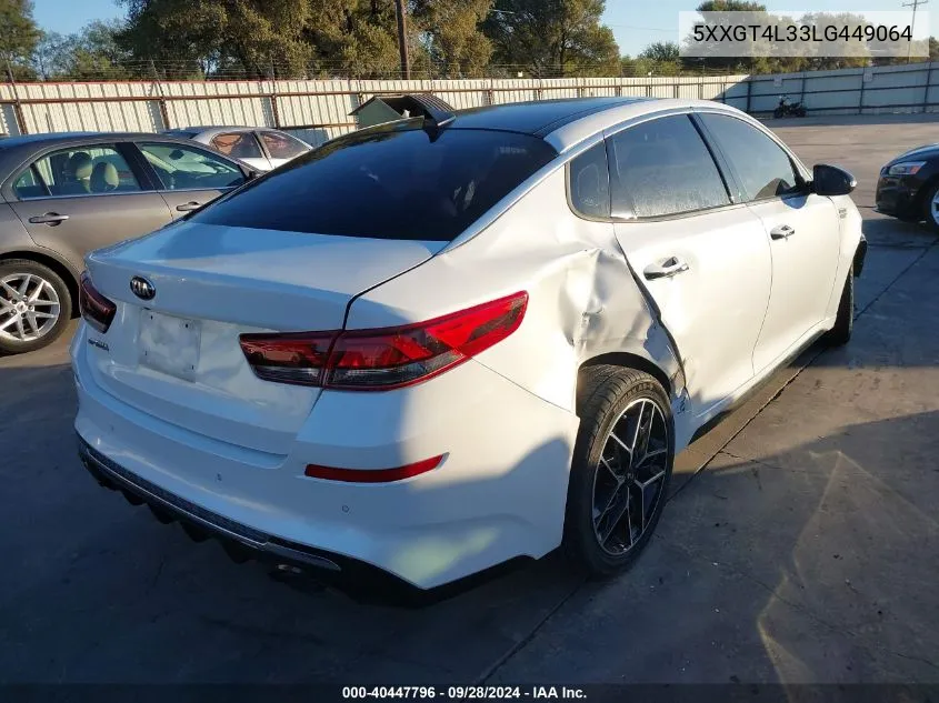 2020 Kia Optima Se VIN: 5XXGT4L33LG449064 Lot: 40447796