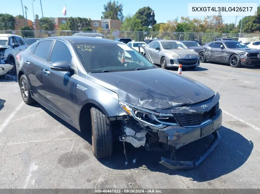 2020 Kia Optima Lx VIN: 5XXGT4L38LG426217 Lot: 40447823