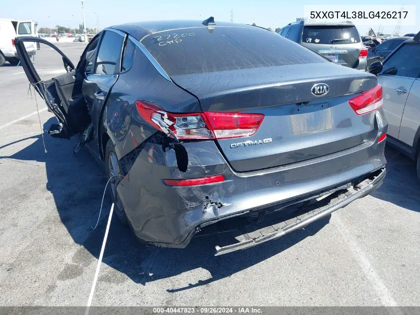 5XXGT4L38LG426217 2020 Kia Optima Lx