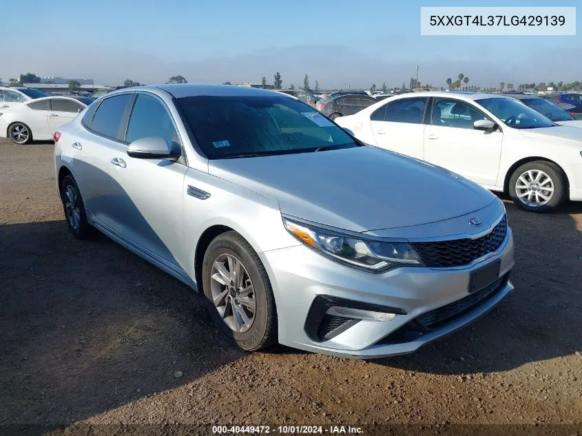 5XXGT4L37LG429139 2020 Kia Optima Lx