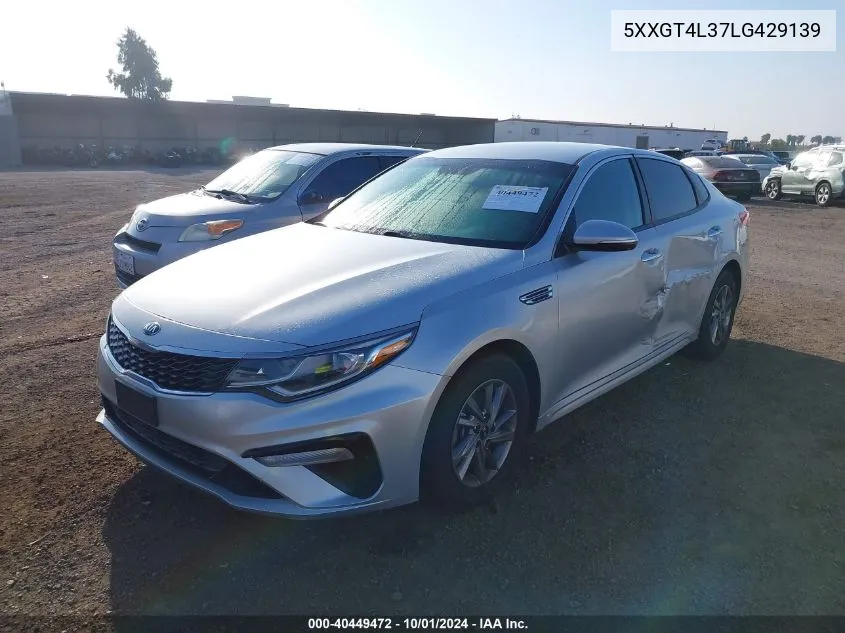 5XXGT4L37LG429139 2020 Kia Optima Lx