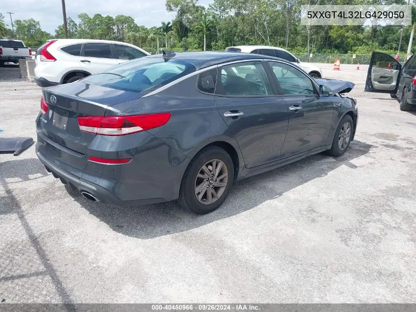 5XXGT4L32LG429050 2020 Kia Optima Lx