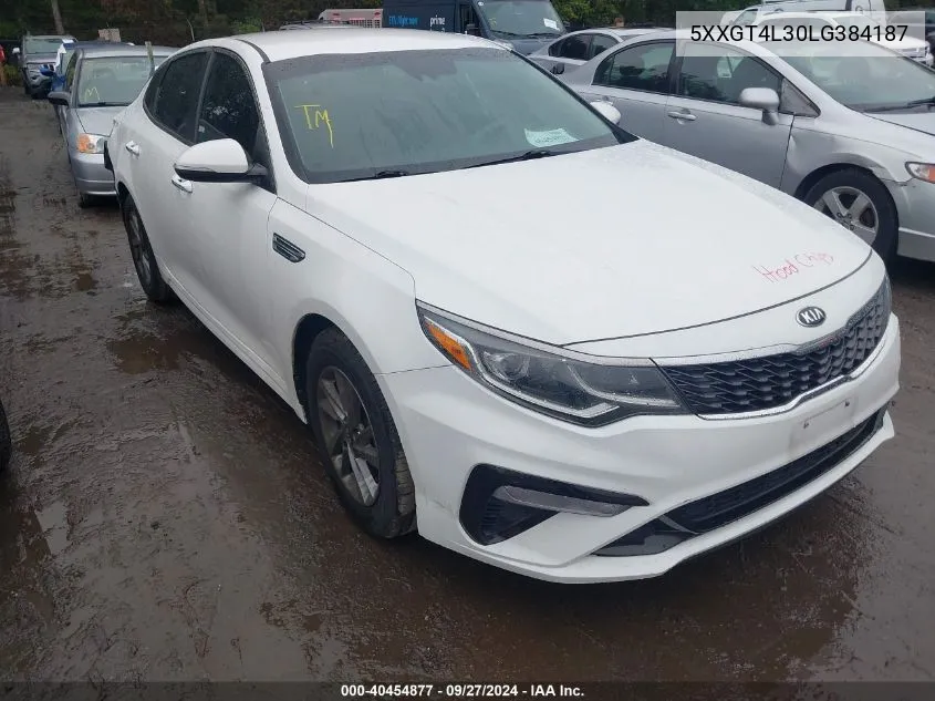 5XXGT4L30LG384187 2020 Kia Optima Lx