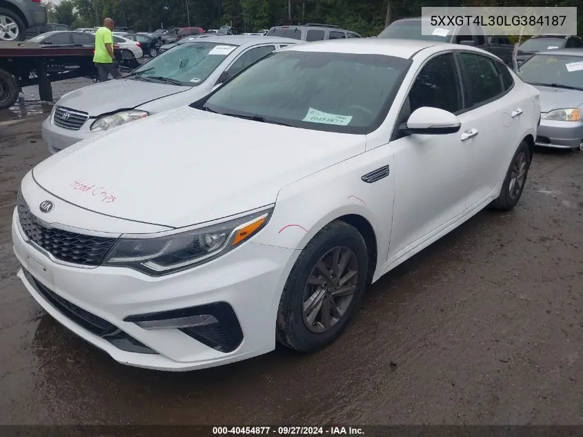 5XXGT4L30LG384187 2020 Kia Optima Lx