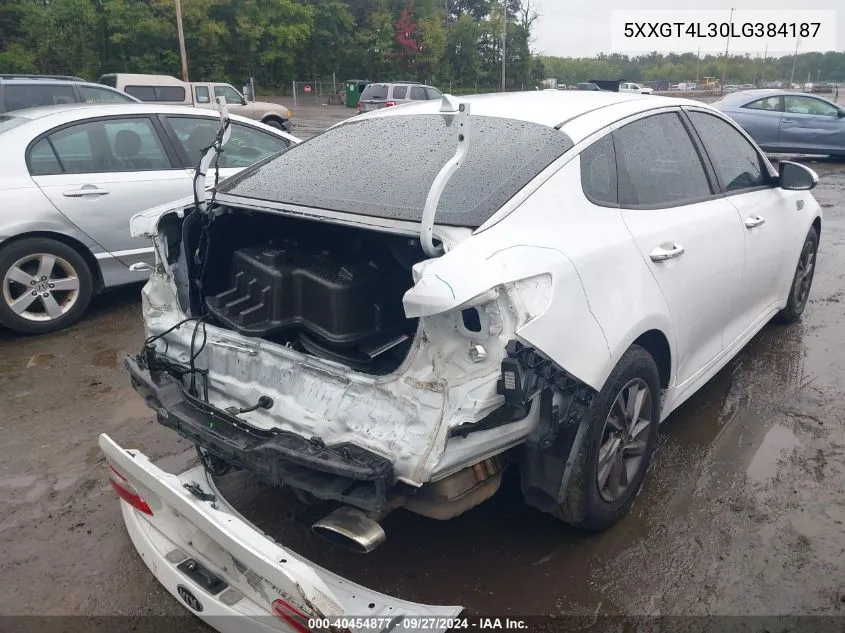 2020 Kia Optima Lx VIN: 5XXGT4L30LG384187 Lot: 40454877