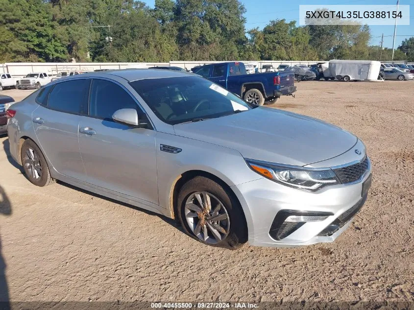 2020 Kia Optima Lx VIN: 5XXGT4L35LG388154 Lot: 40455500