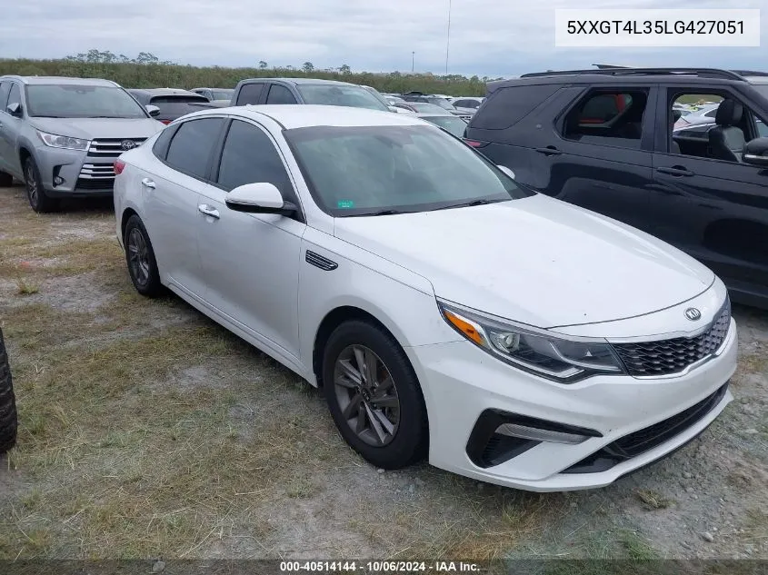 5XXGT4L35LG427051 2020 Kia Optima Lx