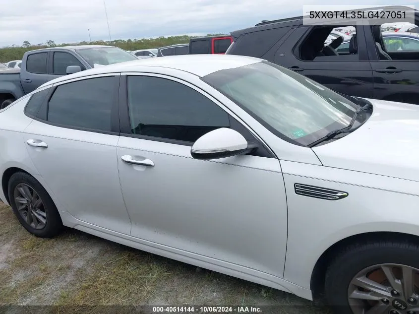 5XXGT4L35LG427051 2020 Kia Optima Lx