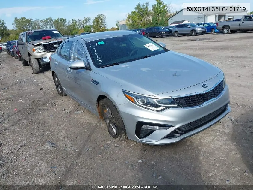 5XXGT4L36LG401719 2020 Kia Optima Lx