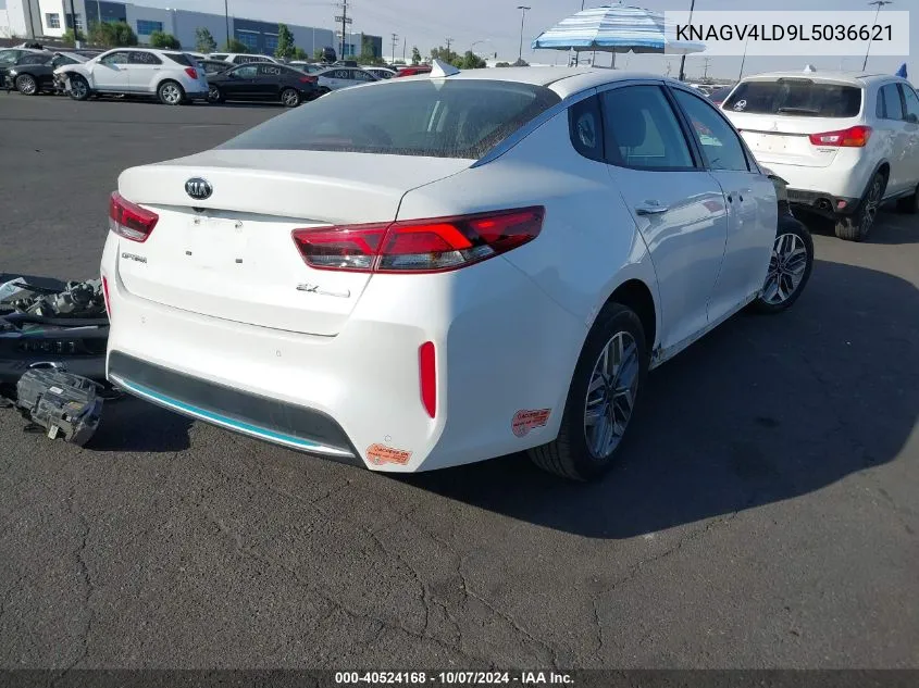 2020 Kia Optima Plug-In Hybrid Ex VIN: KNAGV4LD9L5036621 Lot: 40524168