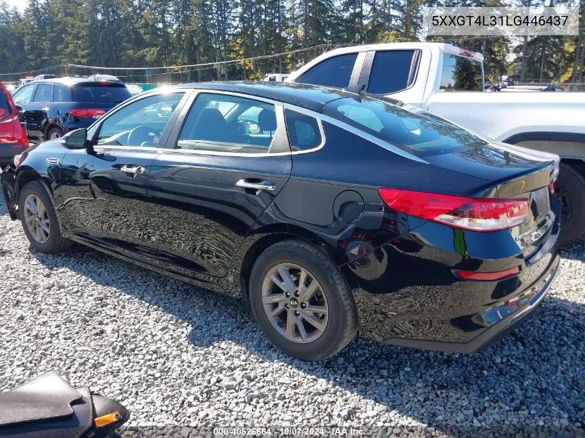 5XXGT4L31LG446437 2020 Kia Optima Lx