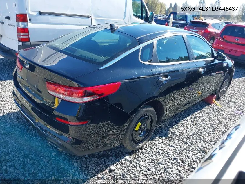 5XXGT4L31LG446437 2020 Kia Optima Lx