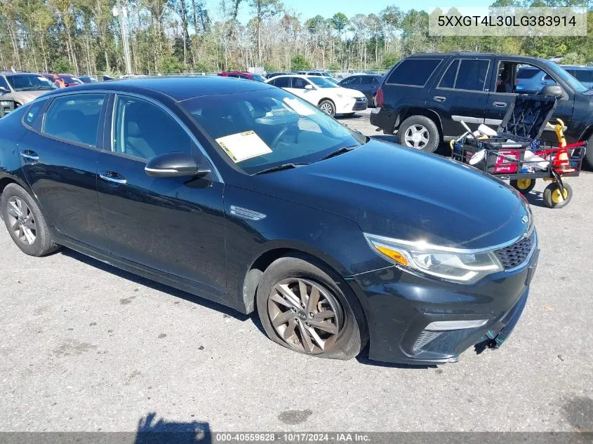 2020 Kia Optima Lx/S/Se VIN: 5XXGT4L30LG383914 Lot: 40559628