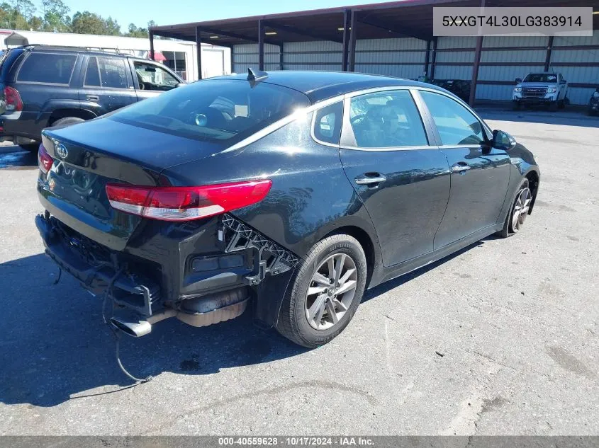 2020 Kia Optima Lx/S/Se VIN: 5XXGT4L30LG383914 Lot: 40559628