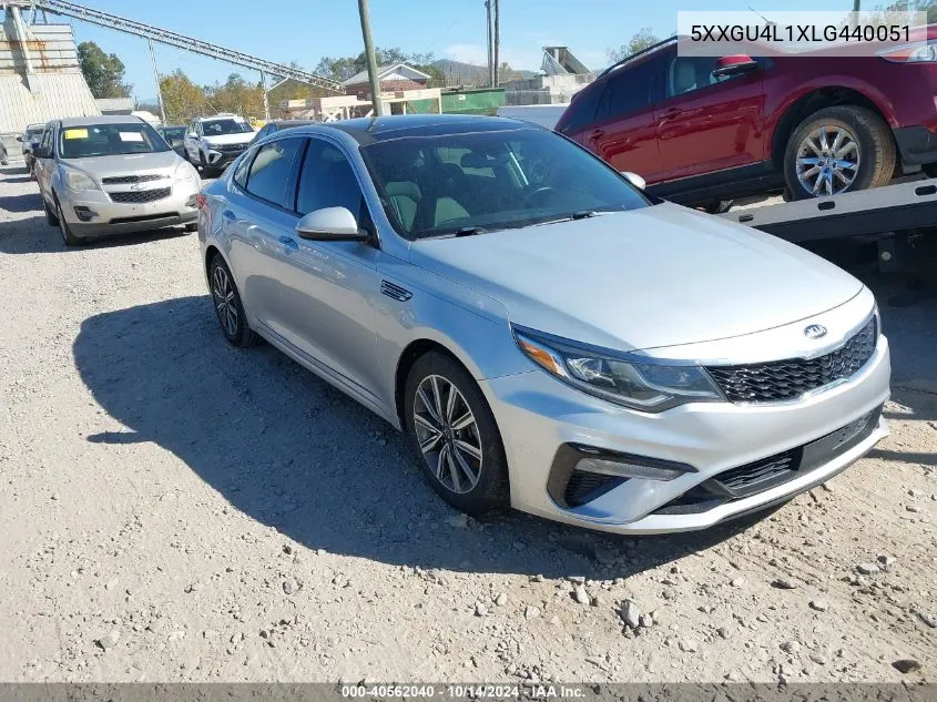 2020 Kia Optima Ex Premium VIN: 5XXGU4L1XLG440051 Lot: 40562040