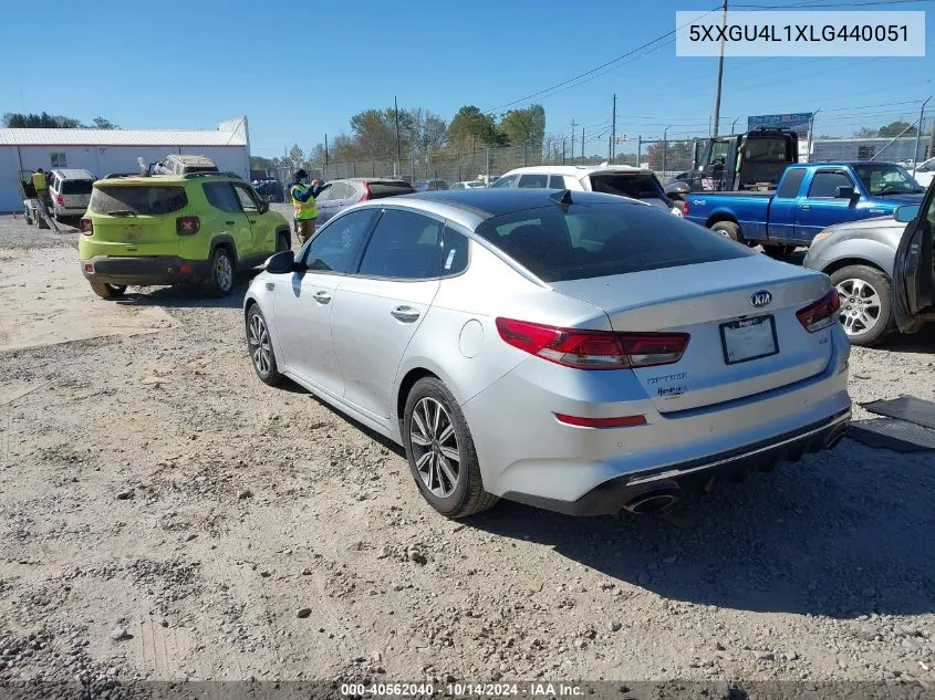 2020 Kia Optima Ex Premium VIN: 5XXGU4L1XLG440051 Lot: 40562040