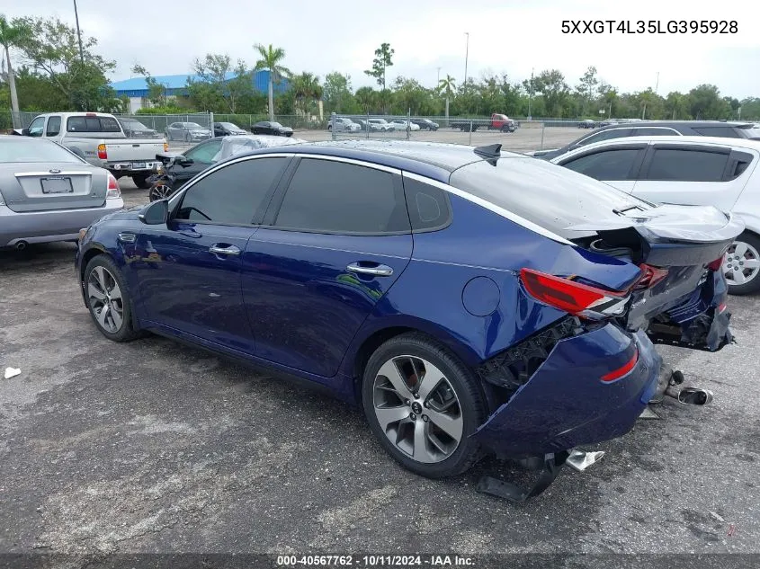 2020 Kia Optima S VIN: 5XXGT4L35LG395928 Lot: 40567762