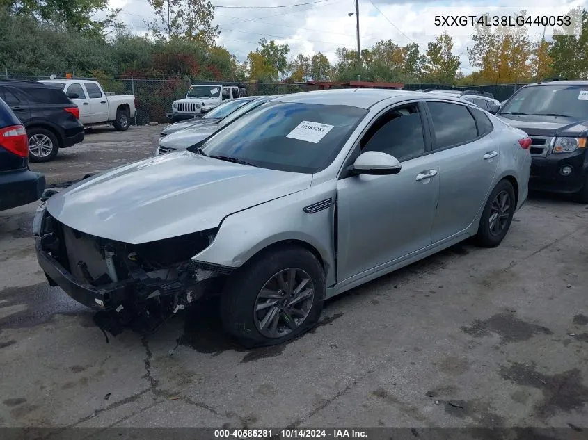 2020 Kia Optima Lx VIN: 5XXGT4L38LG440053 Lot: 40585281