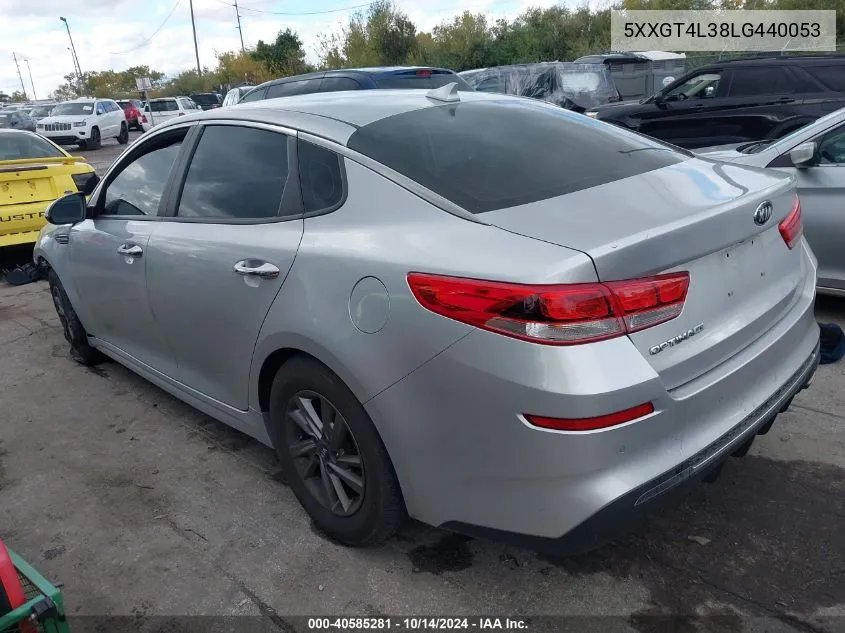 2020 Kia Optima Lx VIN: 5XXGT4L38LG440053 Lot: 40585281