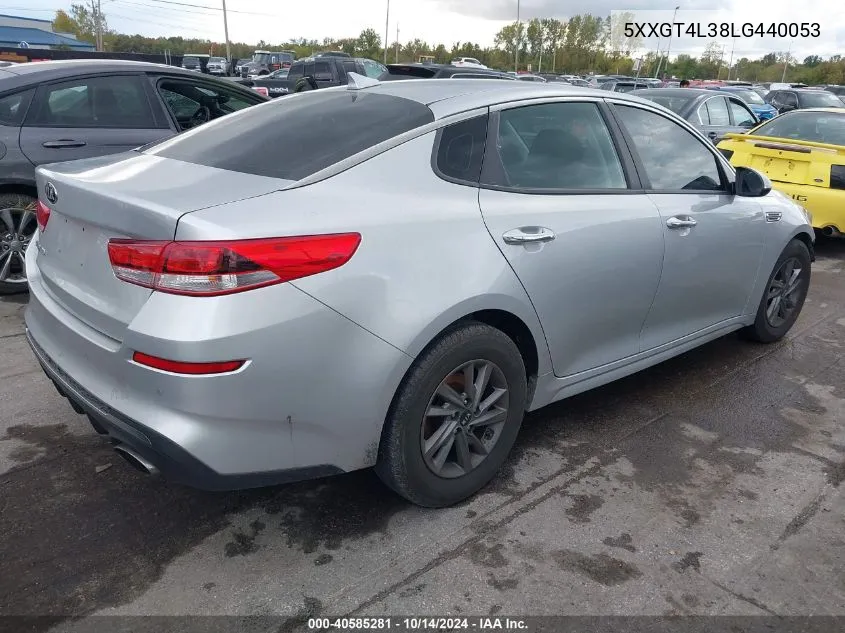 2020 Kia Optima Lx VIN: 5XXGT4L38LG440053 Lot: 40585281