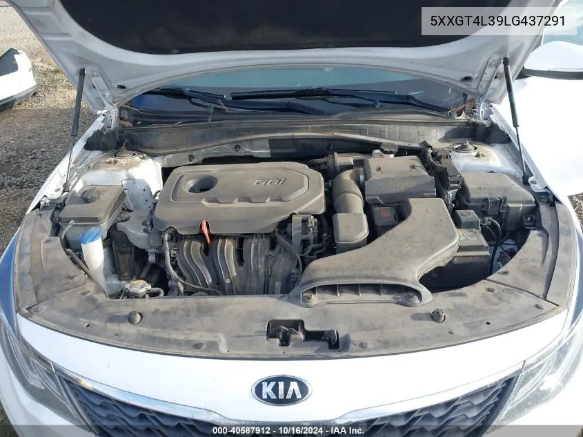 2020 Kia Optima Lx VIN: 5XXGT4L39LG437291 Lot: 40587912